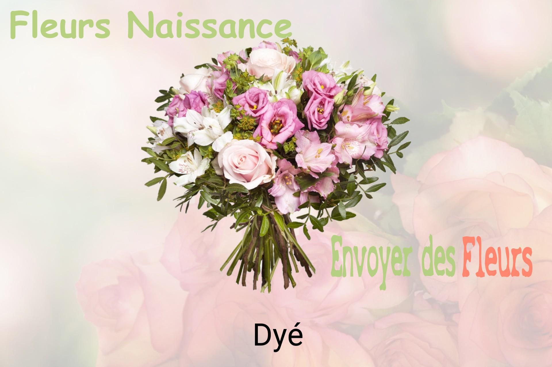 Bouquet de fleurs de naissance livré à Dyé